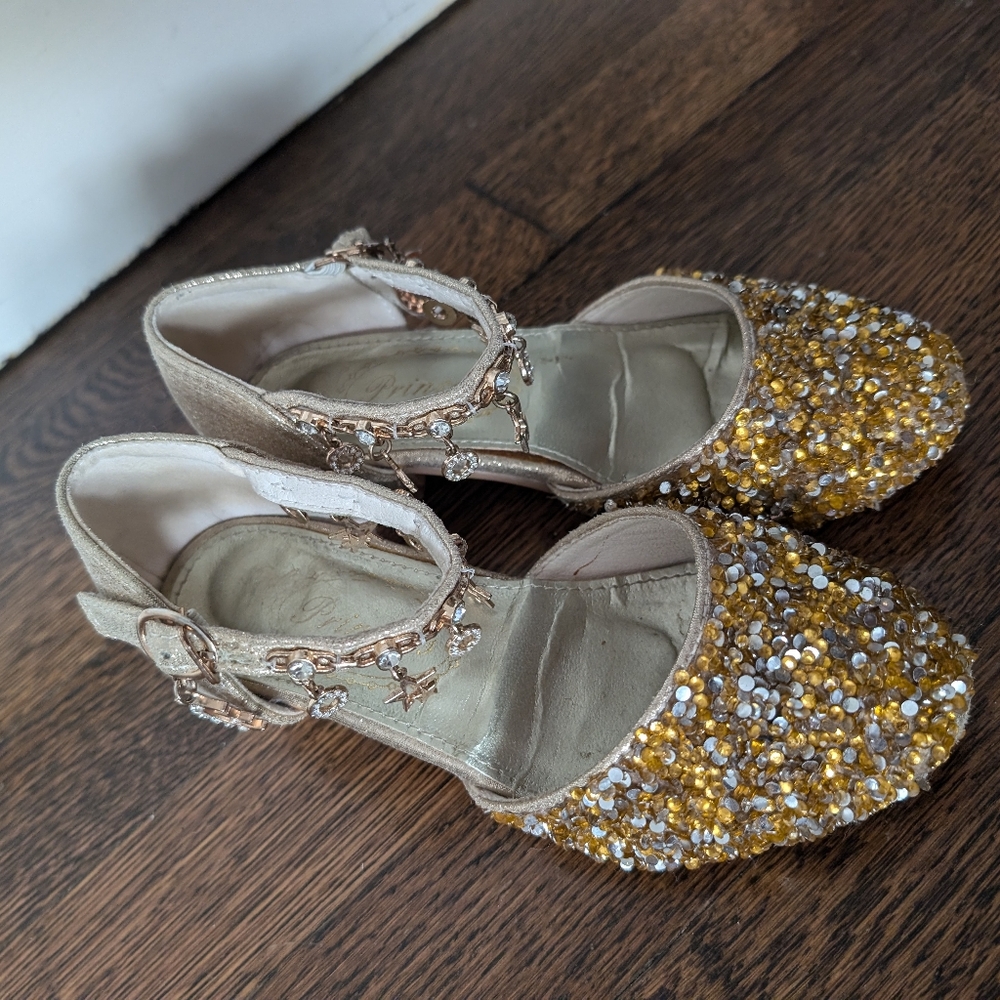 Children's Sparkly Dress Shoes, Size 29